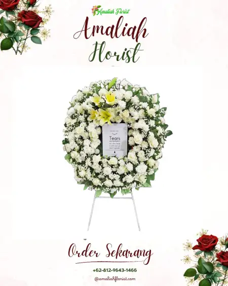 Krans Bunga Duka Sunia Baru